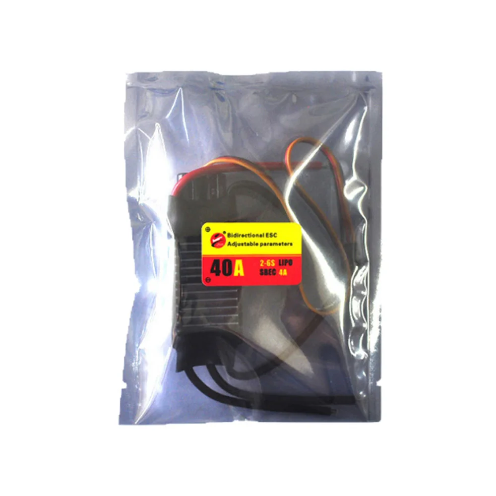 RC 40A/60A/80A/100A 2-6S SBEC 6A regolabile programmabile bidirezionale raffreddato ad acqua senza spazzole ESC dissipatore di calore RC auto barca