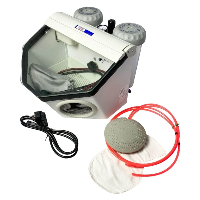 Ps-7 fine sandblasting machine for gold and silver rings, bracelets, and jewelry - surface finishing equipment