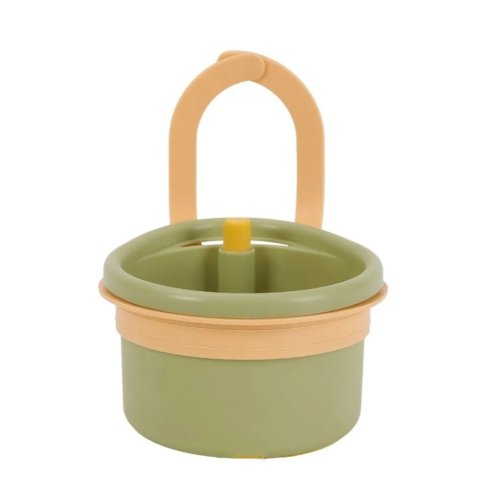 Hanging Sink Strainer Basket Detachable Quickly Drain Kitchen Drain Basket Press-Type Bottom Release Plastic Food Garbage Filter
