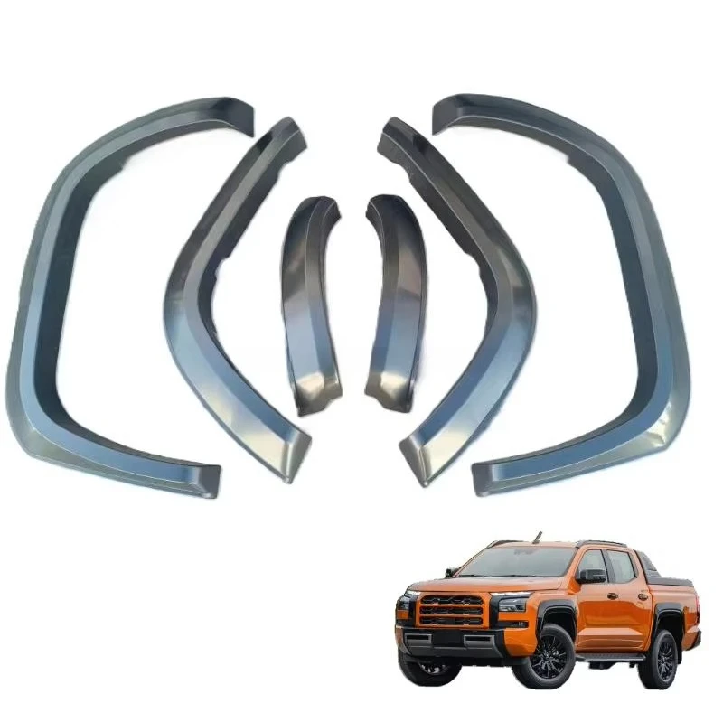

4x4 Pick-up ABS Plastics Wheel Arch Wheel Eyebrow Slim Fender Flares for Triton L200 MR MQ Strada 2023 2024+ Fender Flares