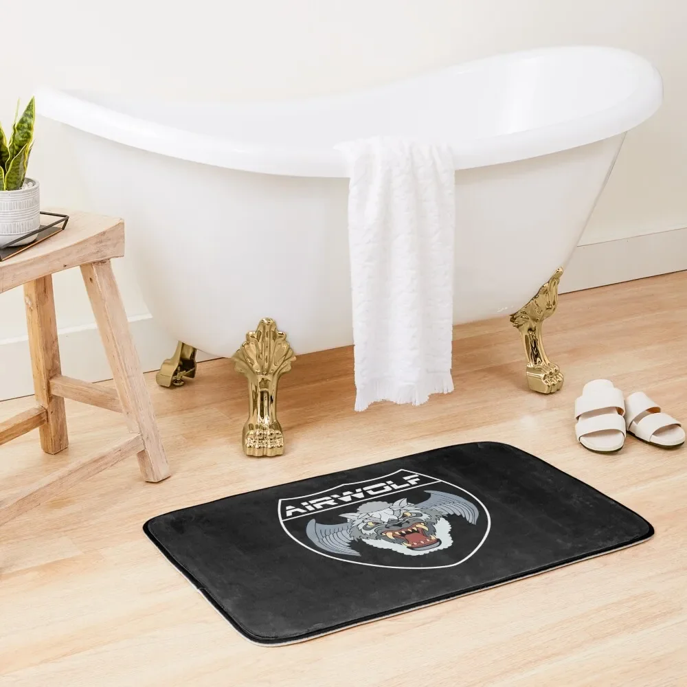 

Airwolf - Inspired by Airwolf Bath Mat Rugs Baths Bathroom Carpet Set Entrance Door Bath Room Acessories Mat