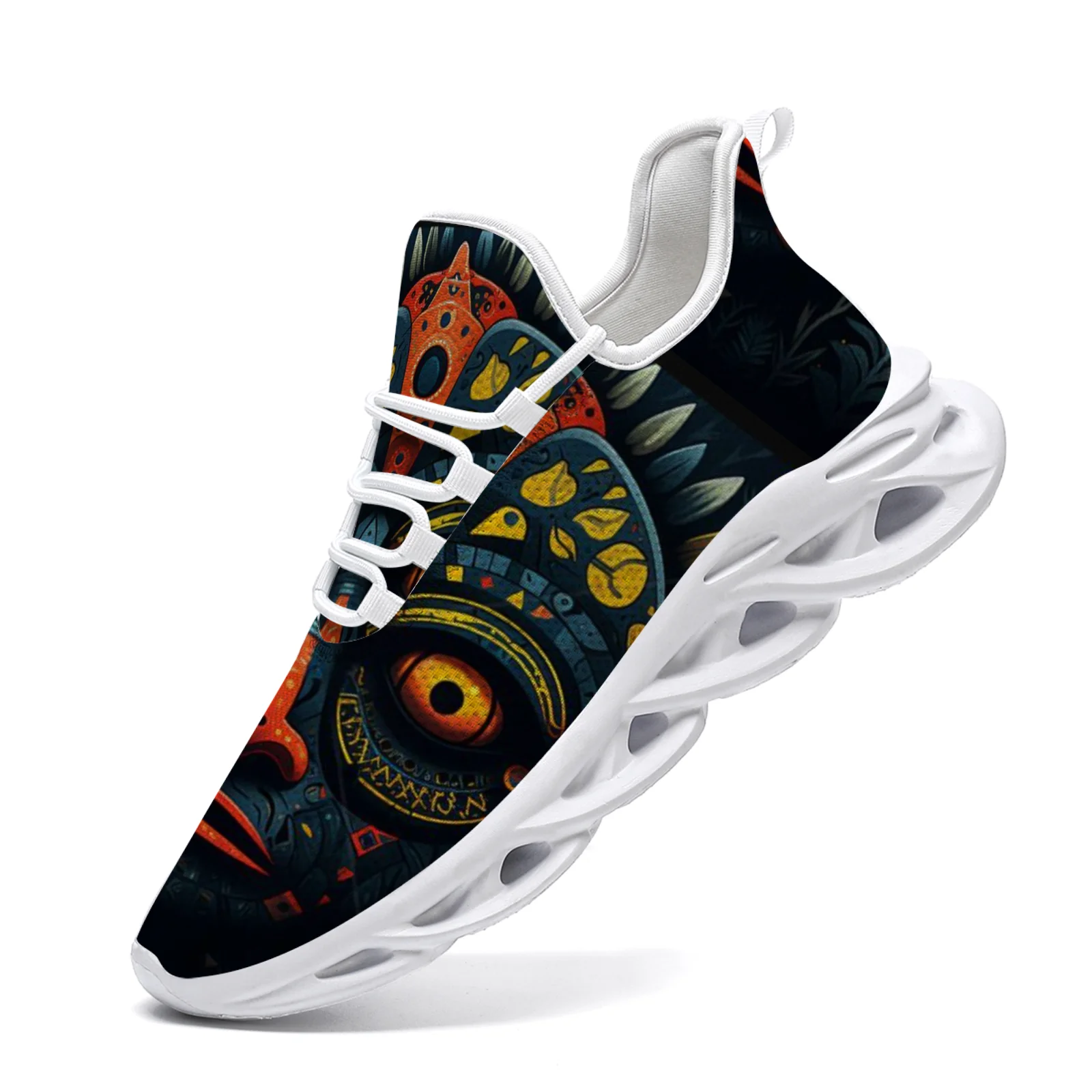 Customizable Indian mask casual sports shoes youth casual running shoes mesh lace-up shoes EUR36-48