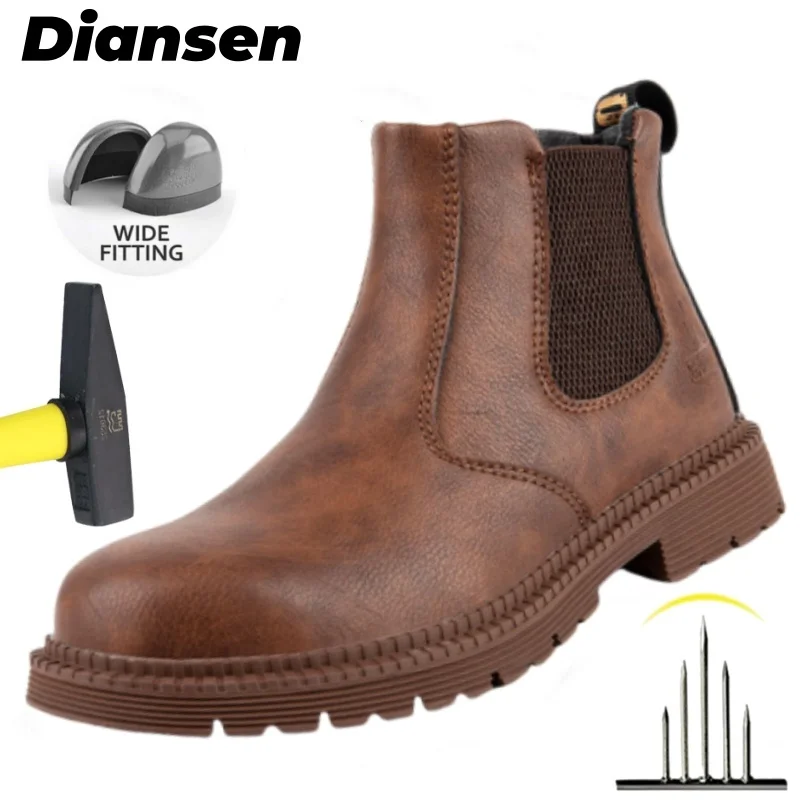 男性用安全靴鋼のつま先の作業靴耐衝撃性スニーカー