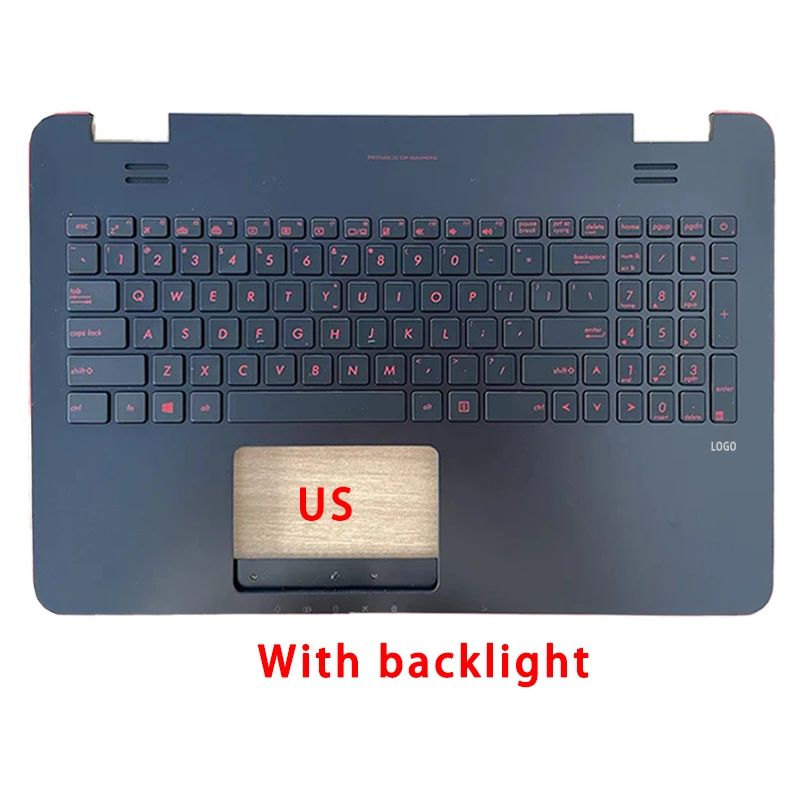 Imagem -05 - Acessórios para Laptop para Asus Palmrest Teclado N551j G551v N551v G551jx G551v N552v Novo