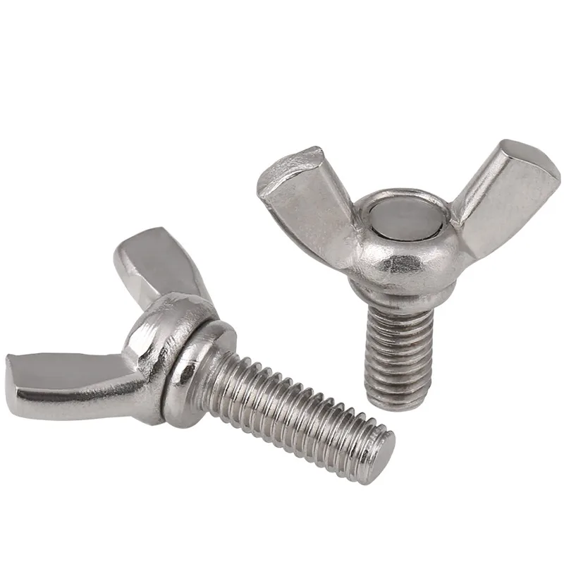 Винт с накатанной головкой из нержавеющей стали DIN316 M3 M4 M5 M6 M8 304