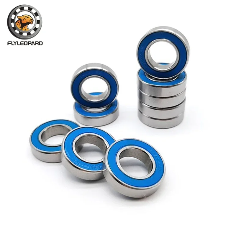 5PCS MR117-2RS  Miniature Ball Bearing 7x11x3mm Double Sealed Blue for RC Motors - Pack of 5