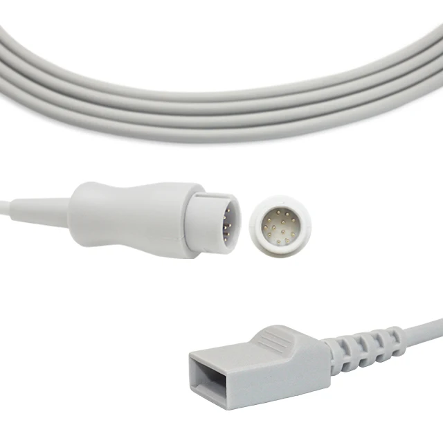 Cable IBP 12-pin invasive bloods pressure cable compatible with medical cable
