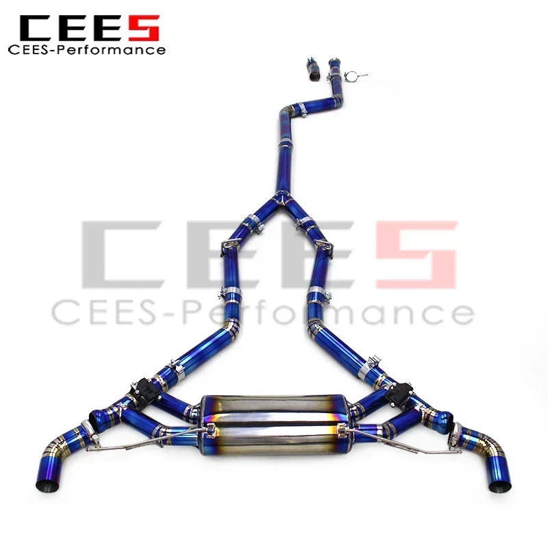 CEES Titanium Exhaust System for BMW X5 X6 B58 G05 G06 3.0T 2019-2023 Catback Sport Valvetronic Exhaust Muffler Accessories