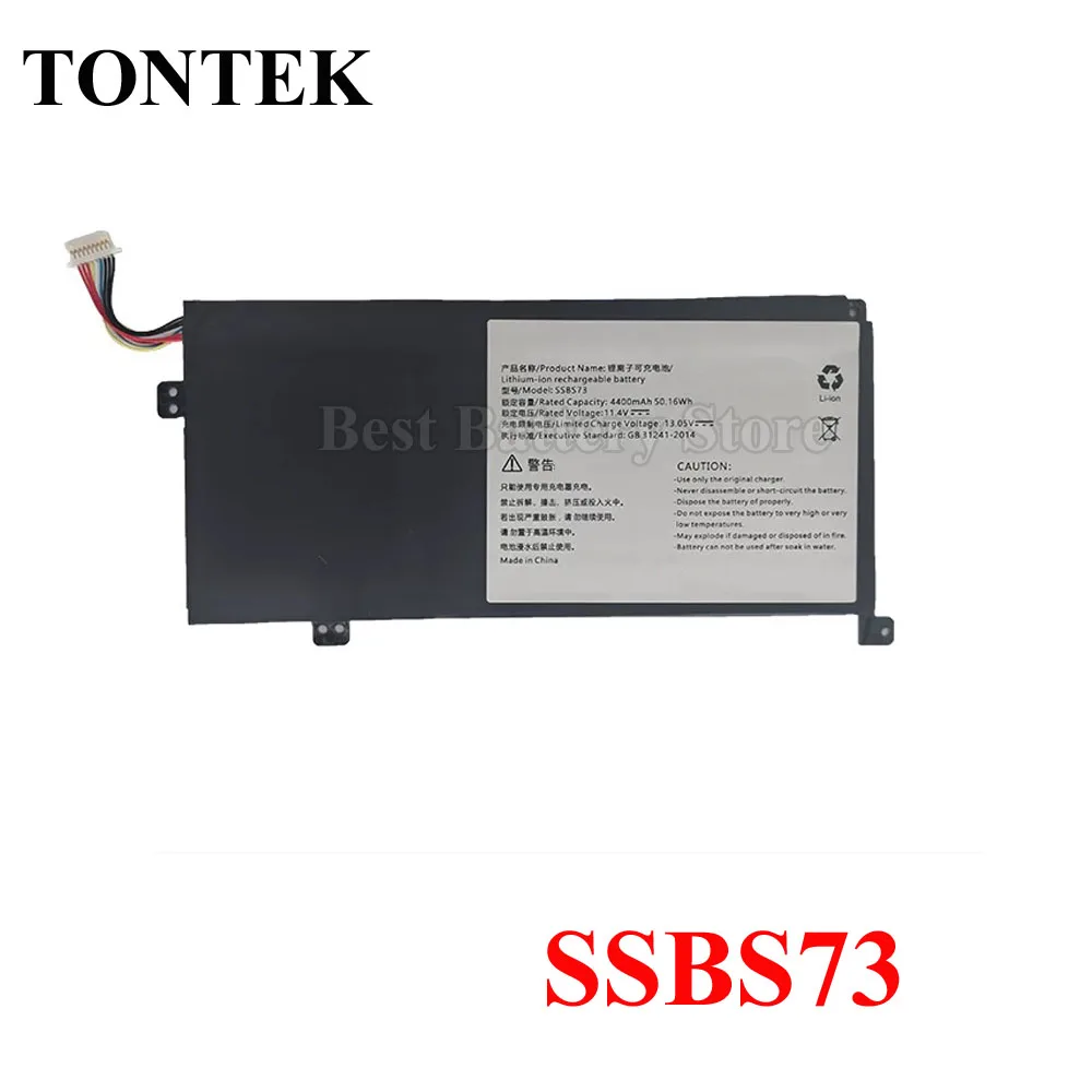 SSBS73 Laptop Battery  For MECHREVOS1 Pro-02 S2 MX350 S3-01 S3-02 S3 Pro S5R S5R-5BB4U S5RHD-5BB4U Series