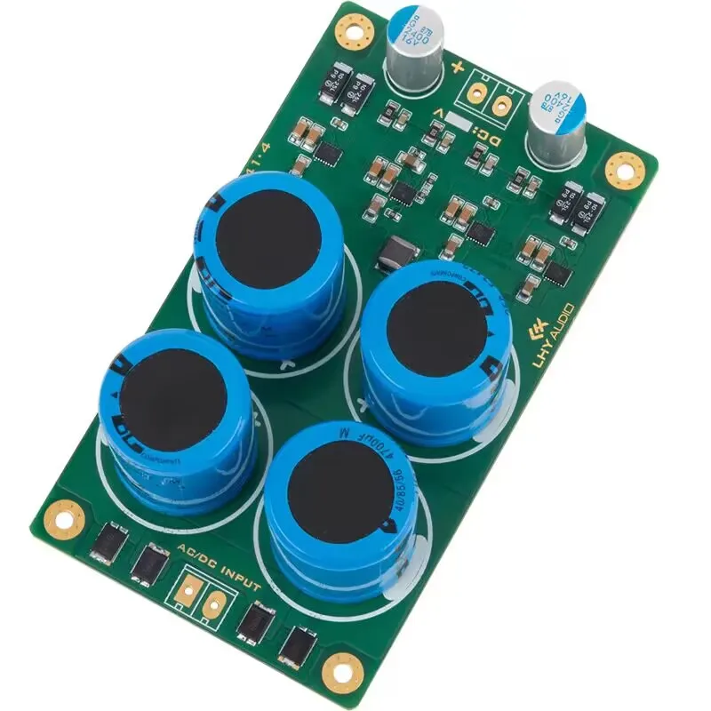 LT3041x4 parallel low ripple noise, low voltage difference, high current DC linear power supply stabilizer board