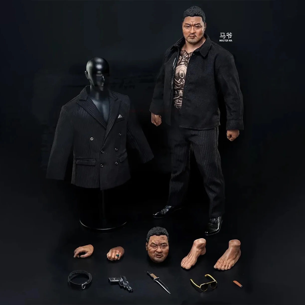 

Moz Studio Msaf002 1/6 Jidao Evil Man Movie Figures Ma Ye Ma Dong-Seok Action Figure Pvc Gk Statue Figurine Model Doll Toy Gift