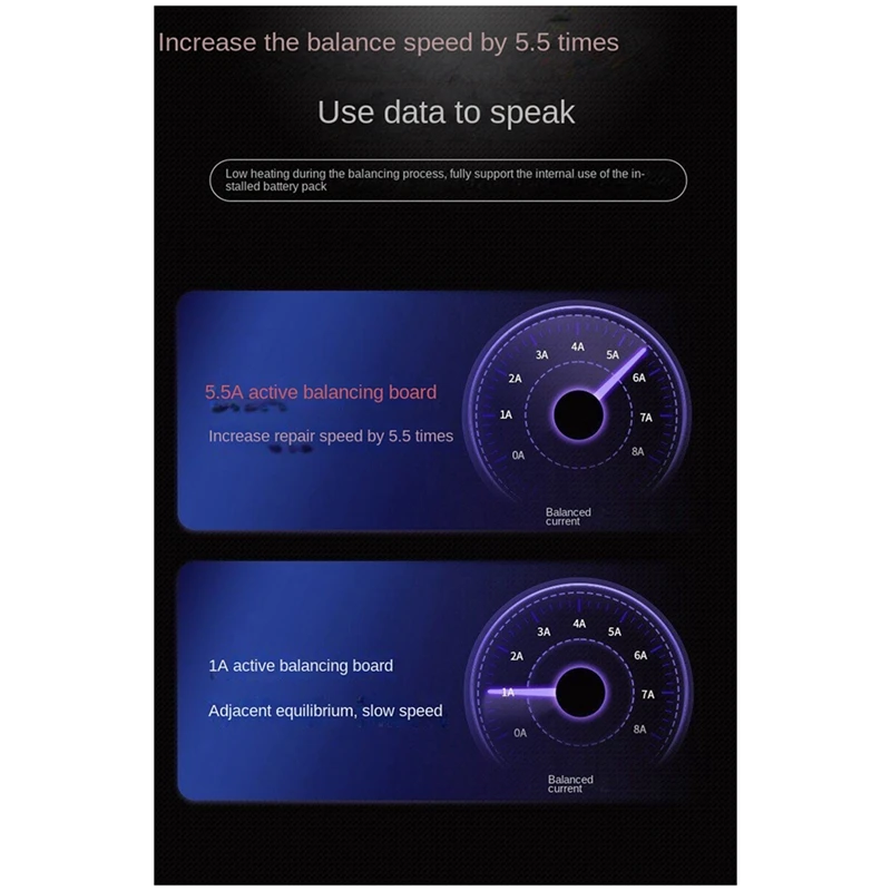 5.5A Current Active Balancer 21S Equalizer Lithium Ion Lifepo4 LTO Lithium Battery Active Equalizer Balance Board Easy To Use