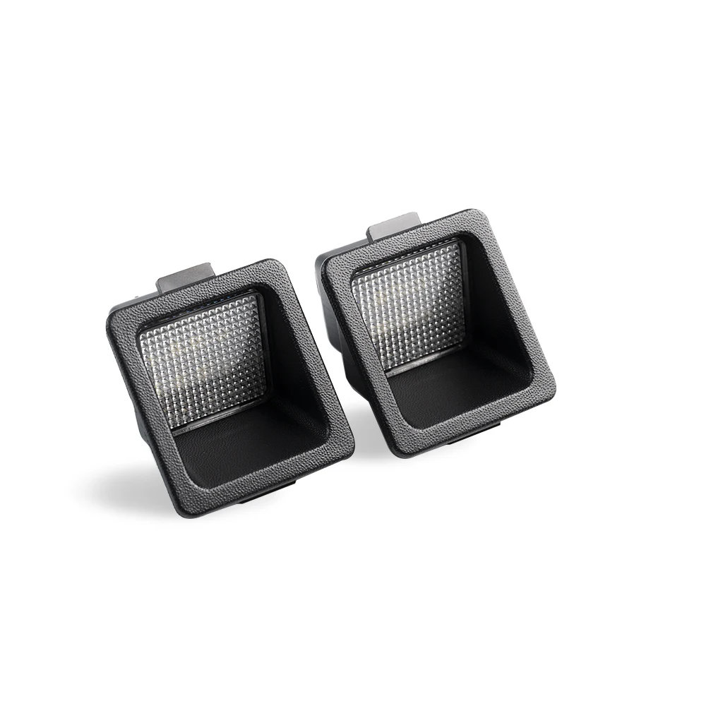 2PCS LED License Number Plate Light For Nissan Titan A61 2016 2017- Frontier D41 Tag light canbus white light