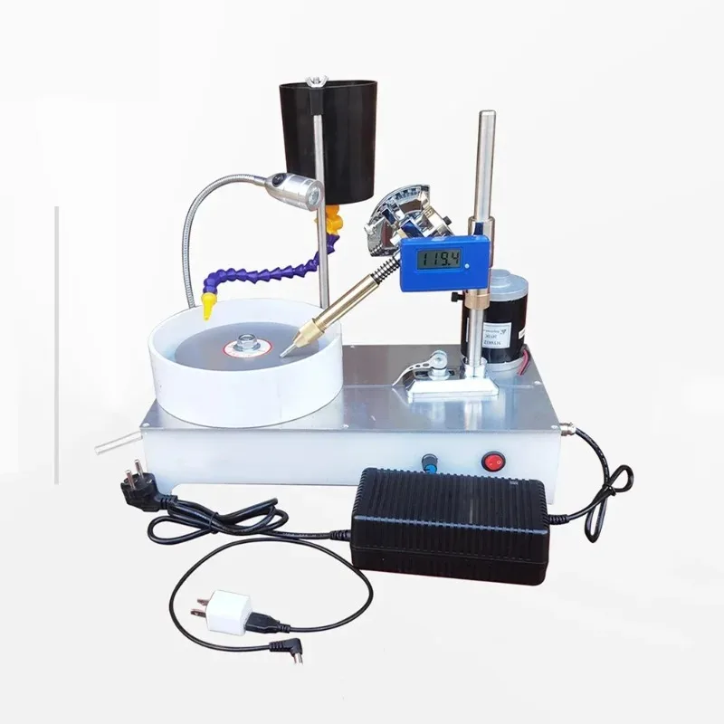 Gemstone Grinding Faceting Machine Faceted Gem Polishing  Jewelry Polisher Flat Grinder Lapidary  2800RPM 120W