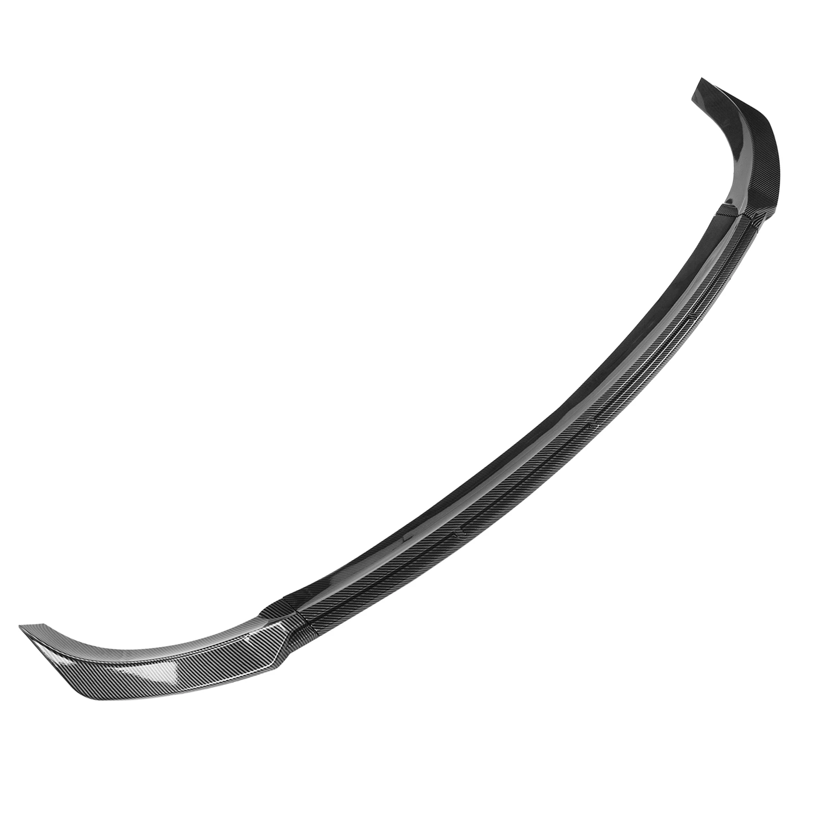 

3 Pieces Front Bumper Lip Diffuser Kit - Chin Spoiler Splitter Replacement Carbon Fiber Style for Tesla Model Y 2020-2022