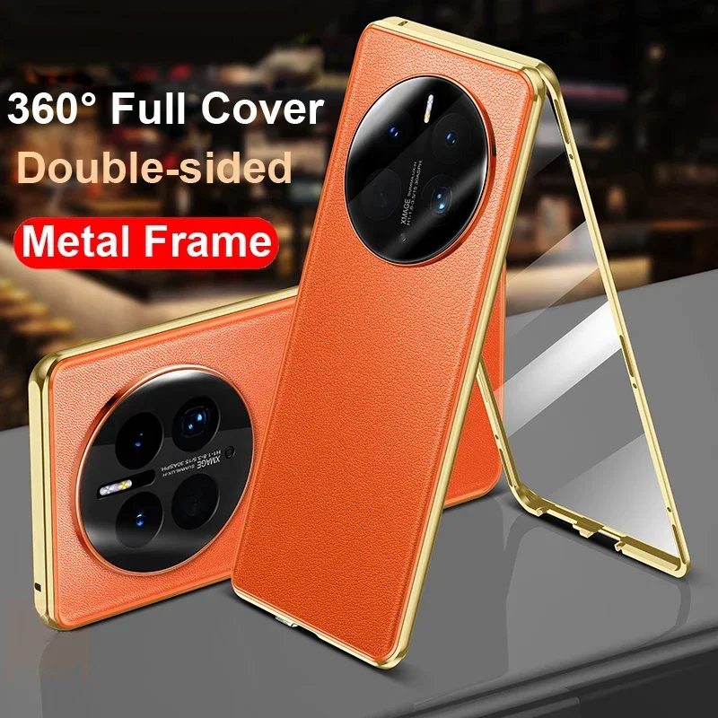 

360° Luxury Leather Back Cover Cases For Honor Magic 7 6 Pro 4 Lite 5G Tempered HD Glass Shockproof Bumper Phone Case Funda