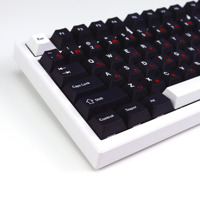 KBDiy 143 Keys GMK WOB Red Cyrillic Japaneae Keycap Cherry Profile PBT Dye Sublimation For Mechanical Keyboard Keycaps MX Switch