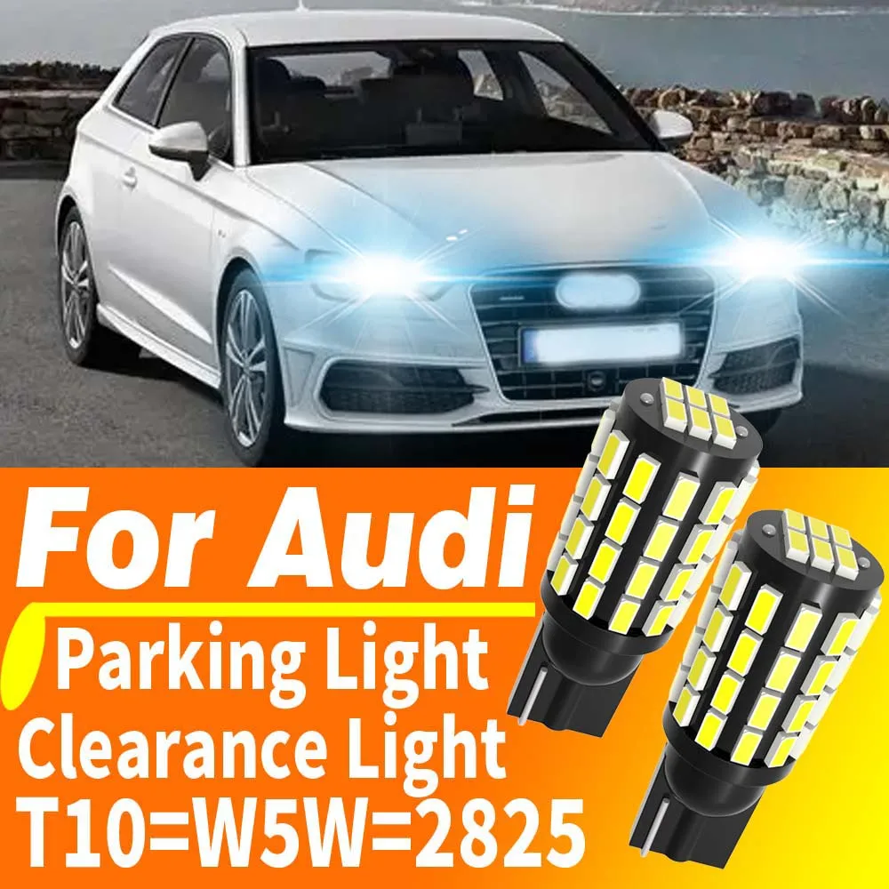 

2 шт. W5W T10 2825 светодиодный габаритный фонарь Canbus, парковочная лампа 168 194 2821 5W5, боковой габаритный фонарь 12 В 5 Вт для Audi A2 8Z A3 8L 8V A6 C7