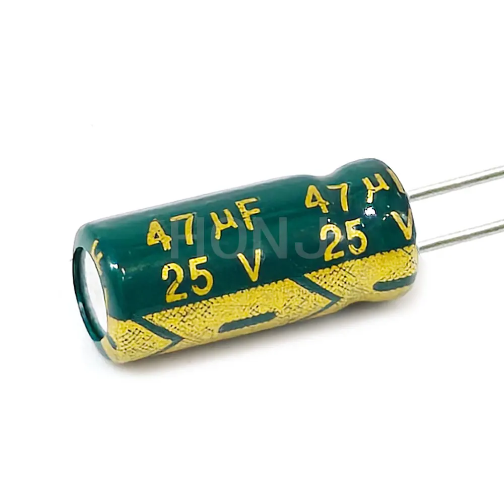 50PCS 25V47uf Aluminum Electrolytic Capacitor 47uf25v 47uf 25wv 47mf 25vdc 47MFD 25v47mf 47mf25v 5x11mm ±20%