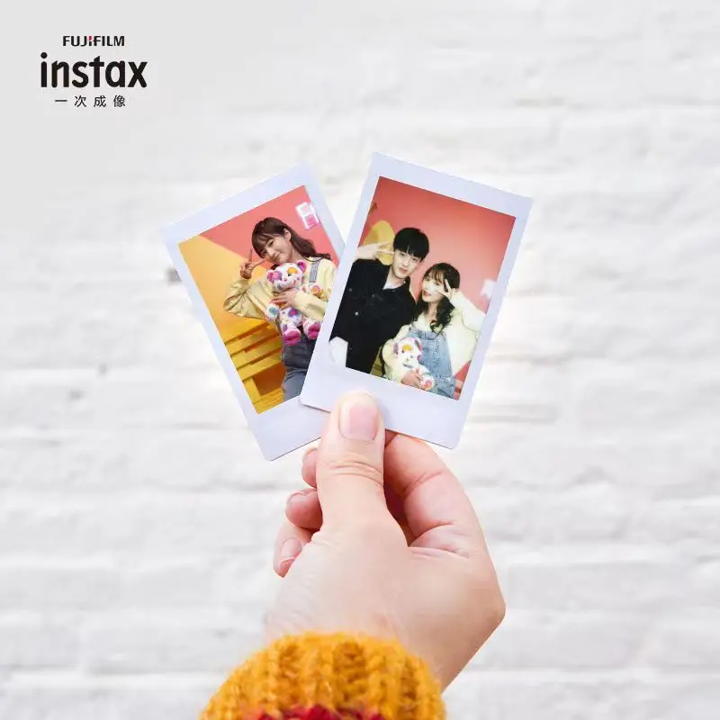 10 Sheets Fuji Fujifilm instax mini 11 9 films white Edge 3 Inch color film for Instant Camera mini 8 9 11 7s 25 Photo Paper