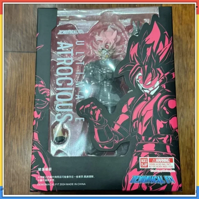 

Original Anime Demoniacal Fit Df Dragon Ball Sh Figuarts Shf Ultimate Evil Black Goku Pinkzamasu Action Figure Toy Collection