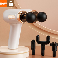 Xiaomi Youpin Double Head Fascia Gun LCD Display Electric Muscle Massager Deep Tissue Massager High-Frequency Vibration Device