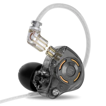 KZ Gale In-Ear Gaming Earphones E-sports Bass Metal Earbuds for Video Game Stage Live…