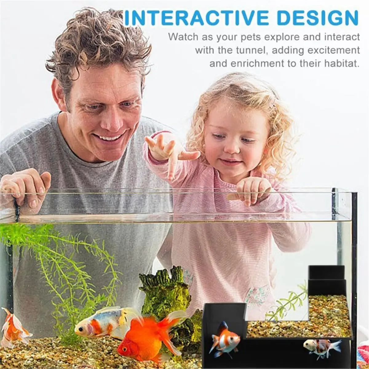 Fish Shrimp Hides Cave Aquarium Tunnel Underground Corner Shelter Aquarium Fish Tank Decoration Fish Shrimp Concealed