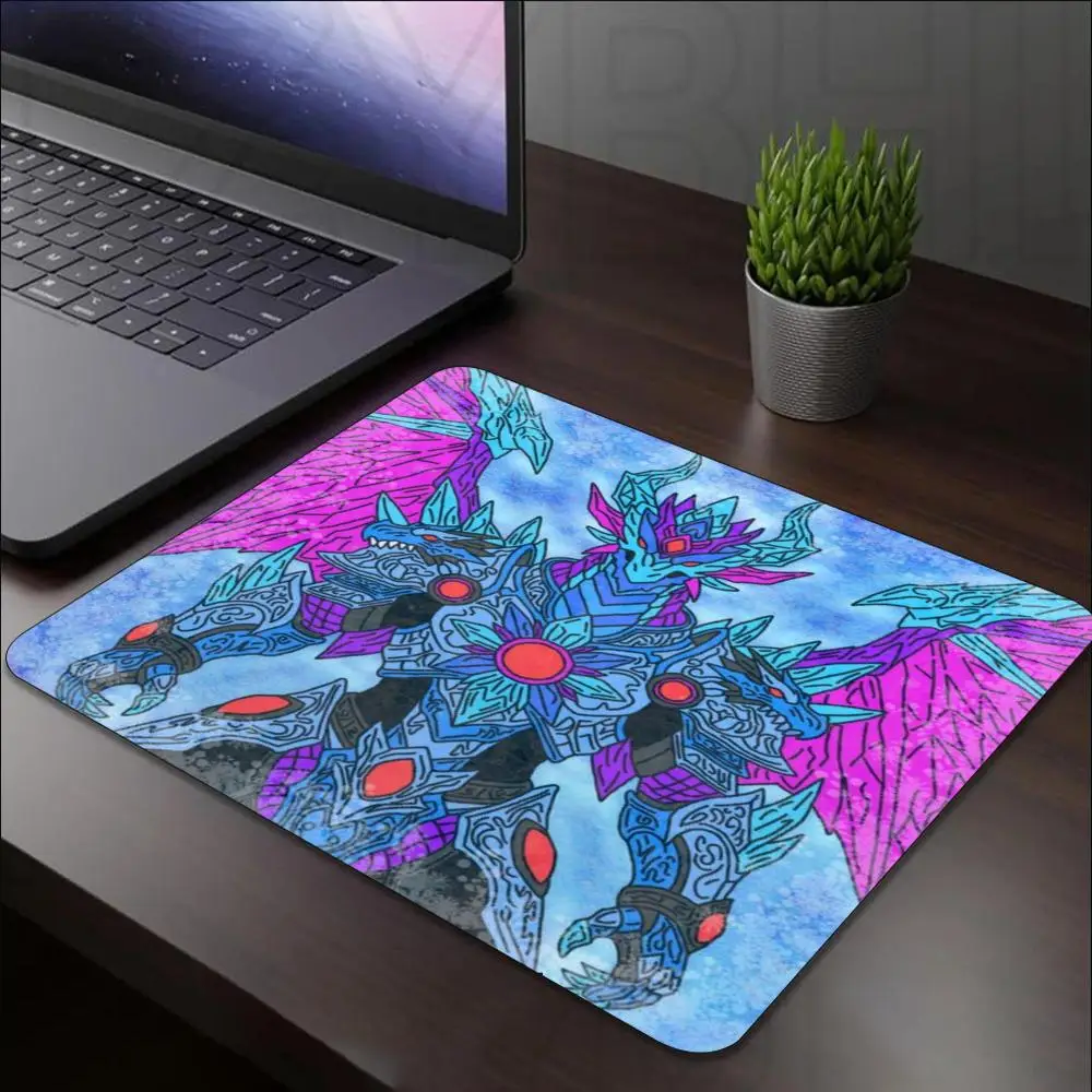 Gaming Mousepad Psychedelic Monster Art Non Slip Rubber Base Playmat Desk Mat PC Laptop Office 18x22 40x45 Desktop Accessories