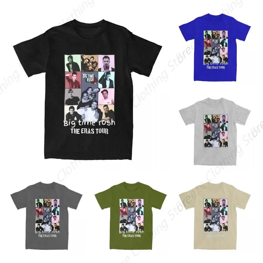 

Big Time Rush Band eras tour for Men Women T Shirts Merchandise Funny Tees T-Shirt Pure Cotton Big Size Tops