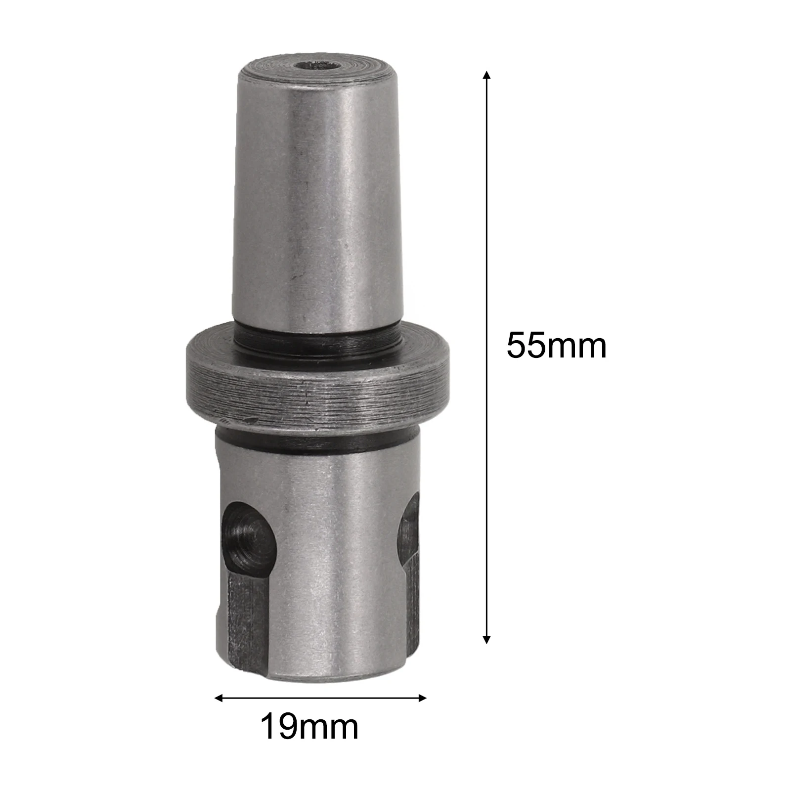 

Brand New Adapter Drill Shank 19mm（3/4inch）Shank 55*19mm Connection Accessory Grey Magnetic Metal Right Angle/Universal Shank