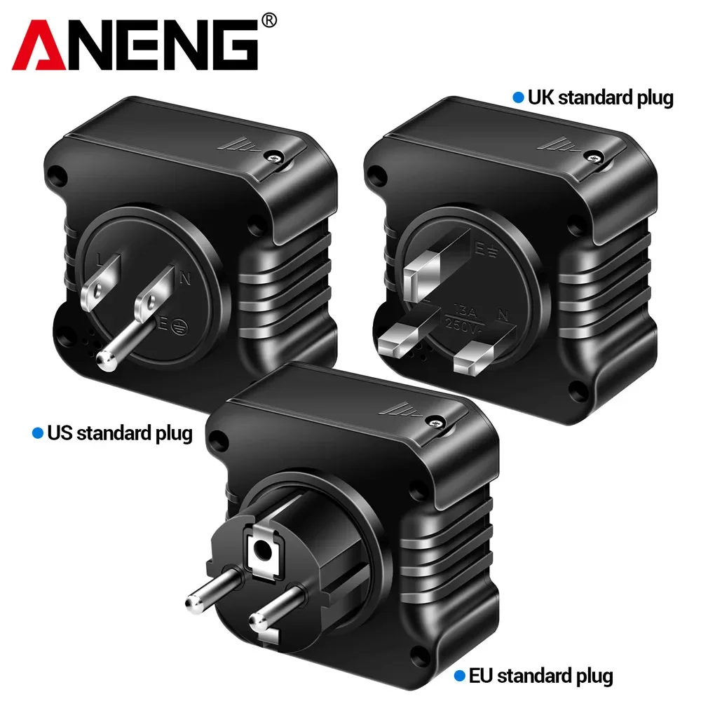 소켓 극성 위상 검사기 ANENG AC10 플러그 감지기 제로 라인 플러그 위상 감지기 미국/유럽 플러그 멀티미터 테스트 도구