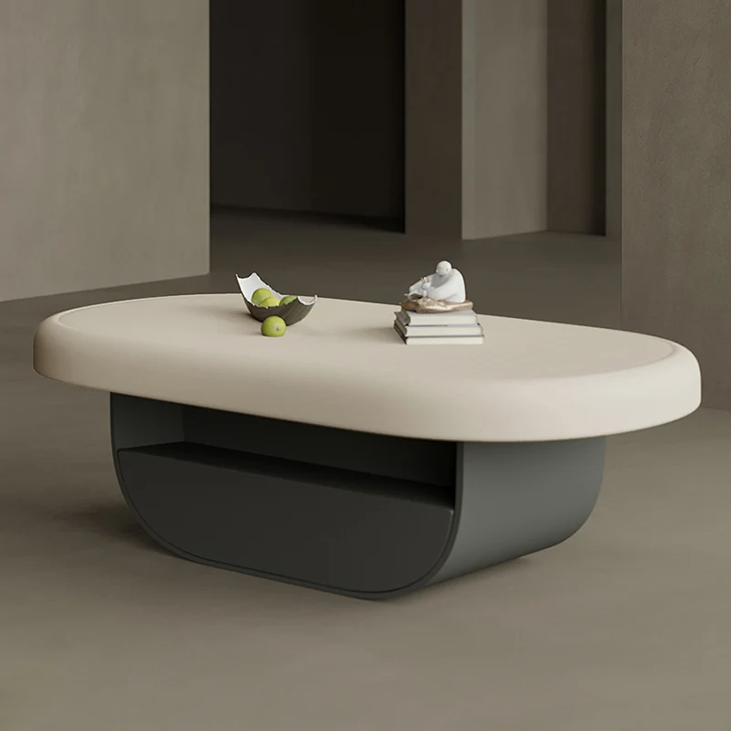 

Book Coffee Tables Living Room Oval Modern Design Auxiliary Coffee Table Service Console Tea Muebles Para El Hogar Dining Tables