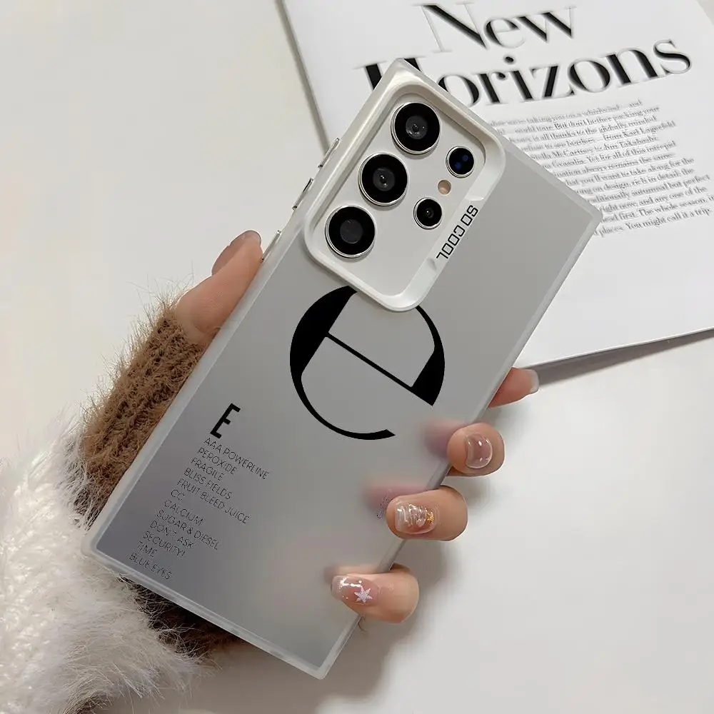Rapper Singer E-Ecco2K Phone Case For Samsung Galaxy S25 Edge S24 S23 S22 S21 S20 Ultra Funda Silicone Silver Phone Case