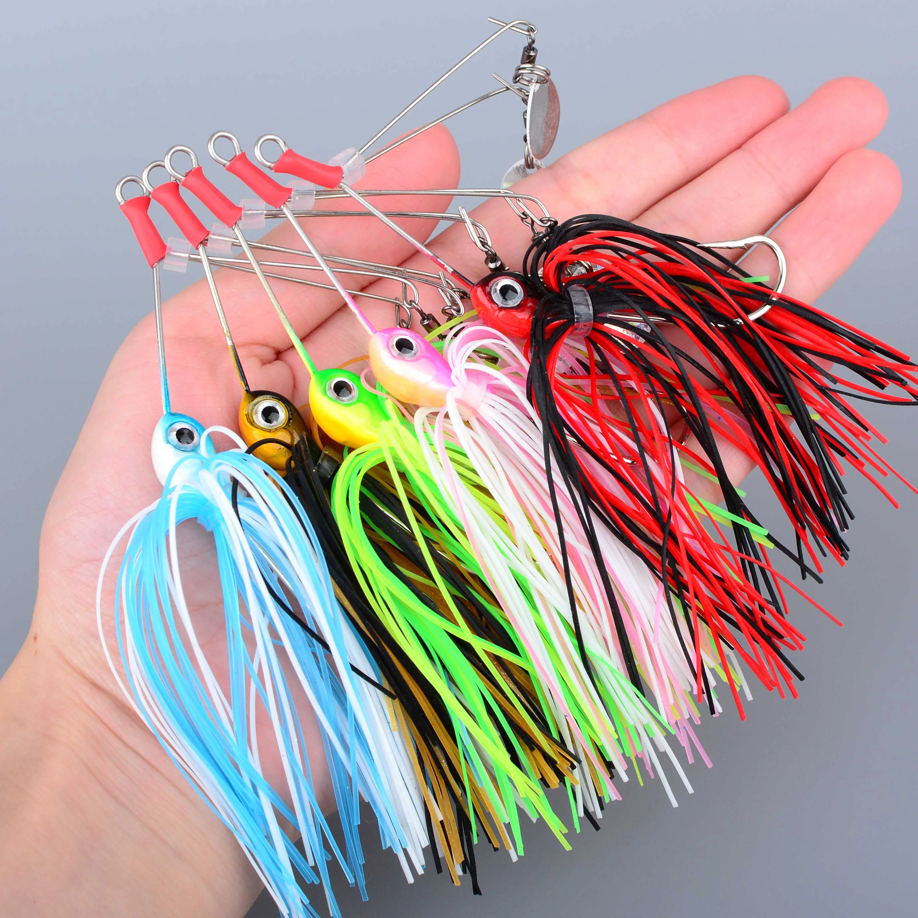 Señuelo de pesca tipo spinner bait de 8.5 cm y 11.5 g, Chatter bait Blade Jig Dancer Buzzbait, wobbler chatterbait para la pesca de lubina y lucio.
