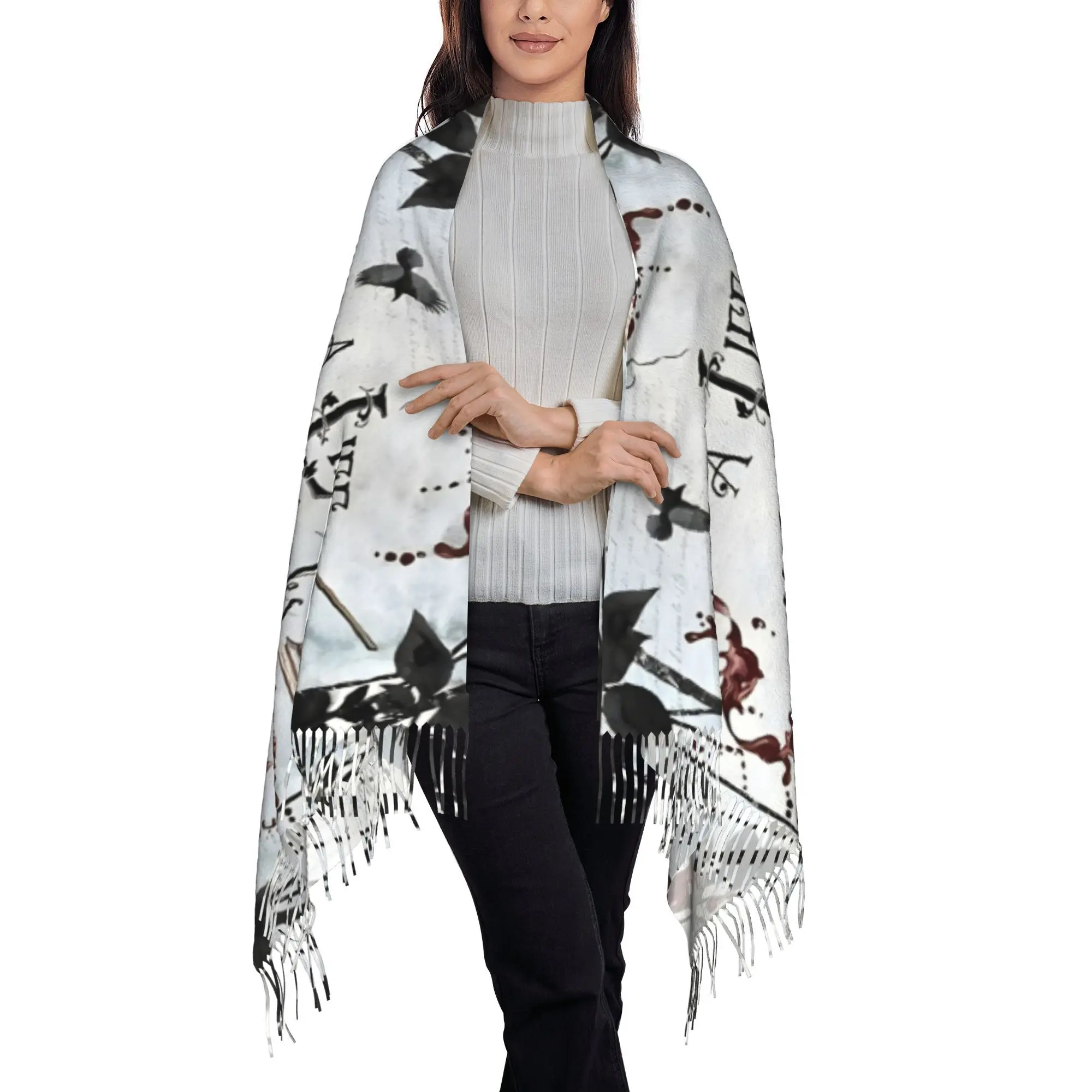 Life Empire of The Vampire Ladies Tassel Scarf Ladies Shawl