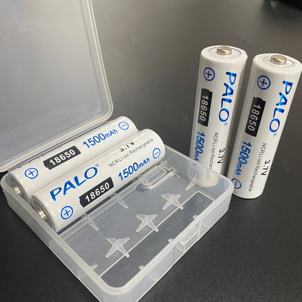 بالو 18650 بطارية عالية الجودة 1500 مللي أمبير 3.7 فولت بطاريات ليثيوم أيون قابلة للشحن لمصباح يدوي الشعلة 25A التفريغ الأدوات الكهربائية