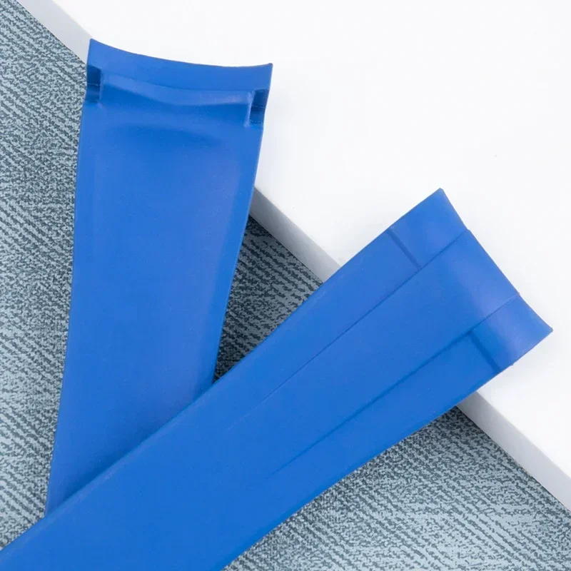 جديد FKM 21 مللي متر فلوروروبر طبيعة المطاط حزام الساعات اكسسوارات ل رولكس حزام 41 مللي متر الغواصة اكسبلورر 216570   مشبك منزلق قابل للطي