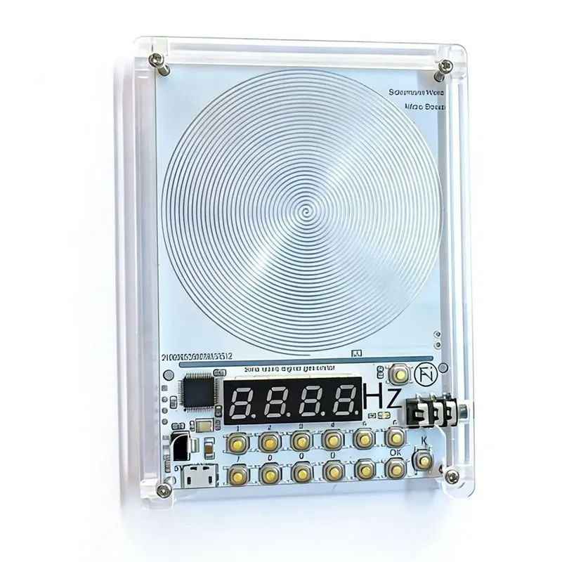 ABRU-Schumann Resonance Generator 0.01-100000Hz Adjustable 7.83Hz Pure Sine Wave Signal Generator Healing Frequency Generator