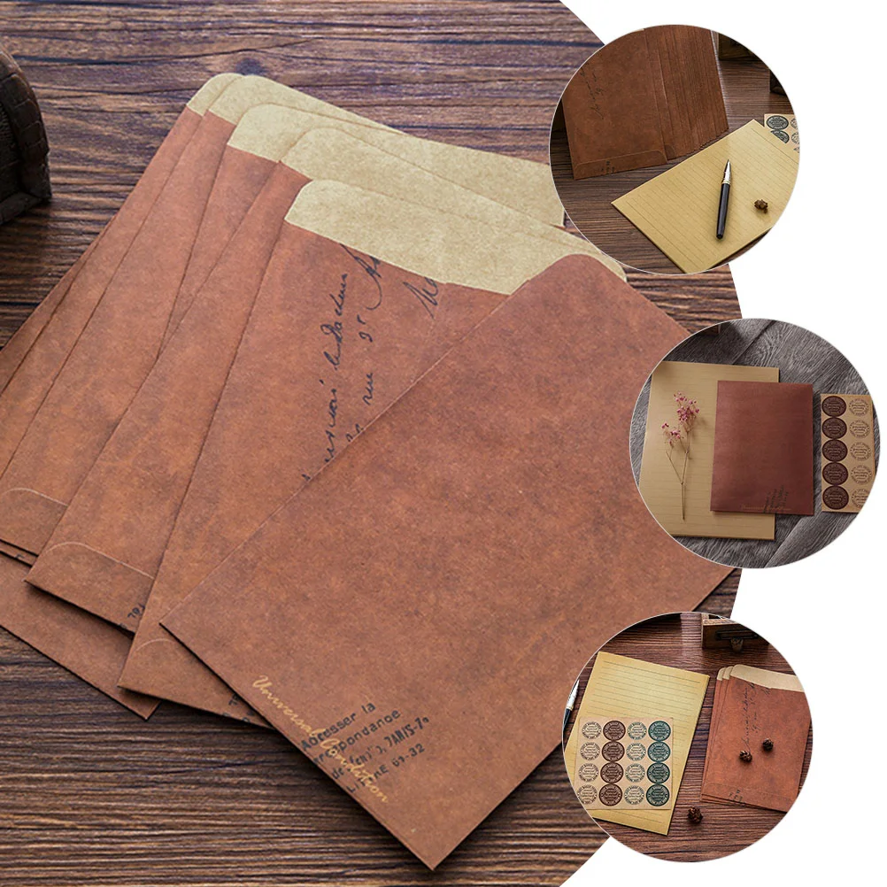 Paper Envelop Kit Writing Papers Envelope for Letter and Envelopes Invitation Romantic Supplies