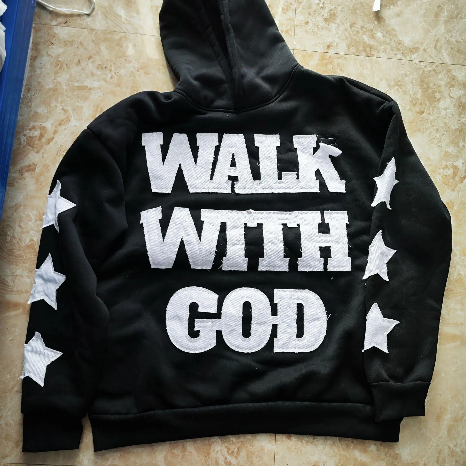 힙합 스타 빅 레터 패치워크 후드티 남성용 Y2K 스트리트웨어 폴리에스터 롱 슬리브 루즈핏 후드티