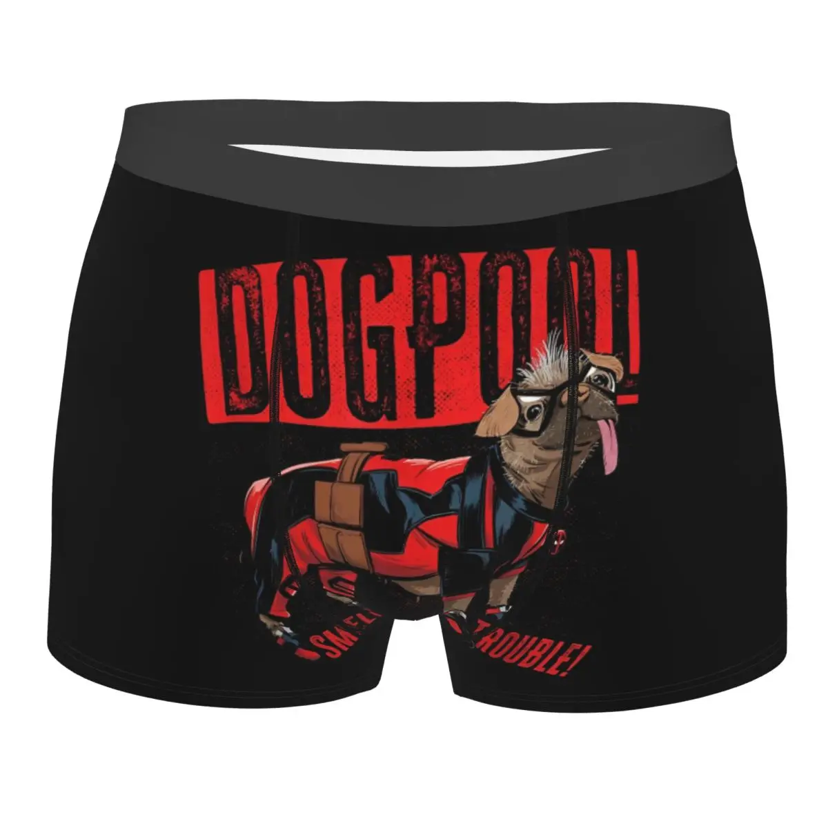 

Men Deadpool & Wolverine Dogpool Smells Boxers Funny Underwear Boxer Underpants