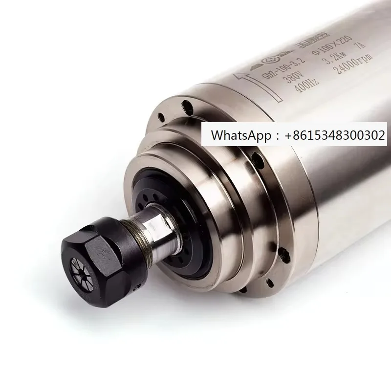 3.2kw Spindle Motor 220V/380VER20 24000rpm CNC Milling Machine water cooled spindle motor