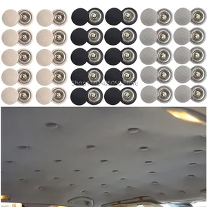 Carro Telhado Headliner Repair Rebites Botão, Auto Decoração Interior, Teto Pinos Snap Pano, Prendedor de retenção, Fixo Parafuso Fivela, 30Pcs 10 principais vendas grampo fixador de tela - №10