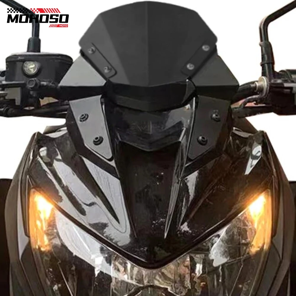 For Kawasaki Z800 2014 2013 2015 2016 Windscreen Air Wind Deflector Guard Motorcycle Accessories Aluminum Windshield Z 800