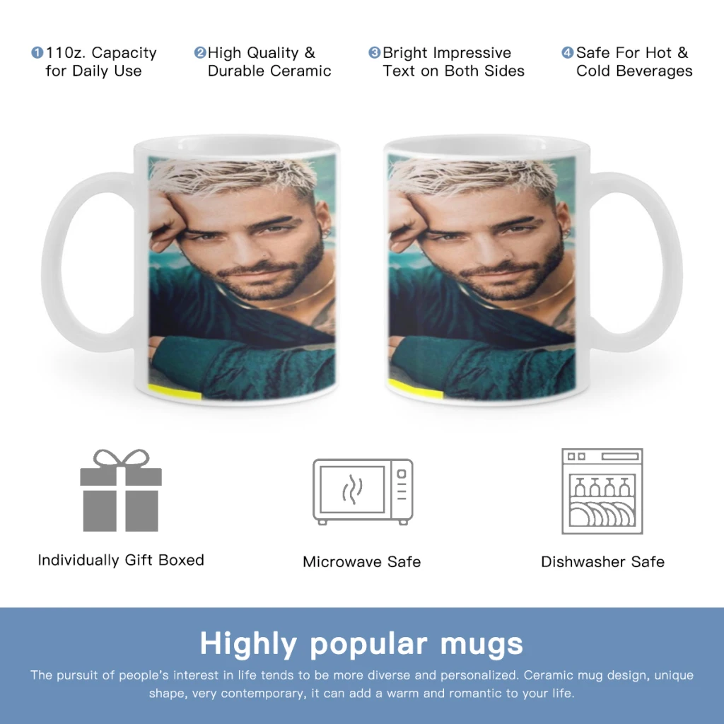 

Maluma Free shipping Coffee Cups Ceramic cups creative cups and cute mugs Personalized Gift Cup For Tea