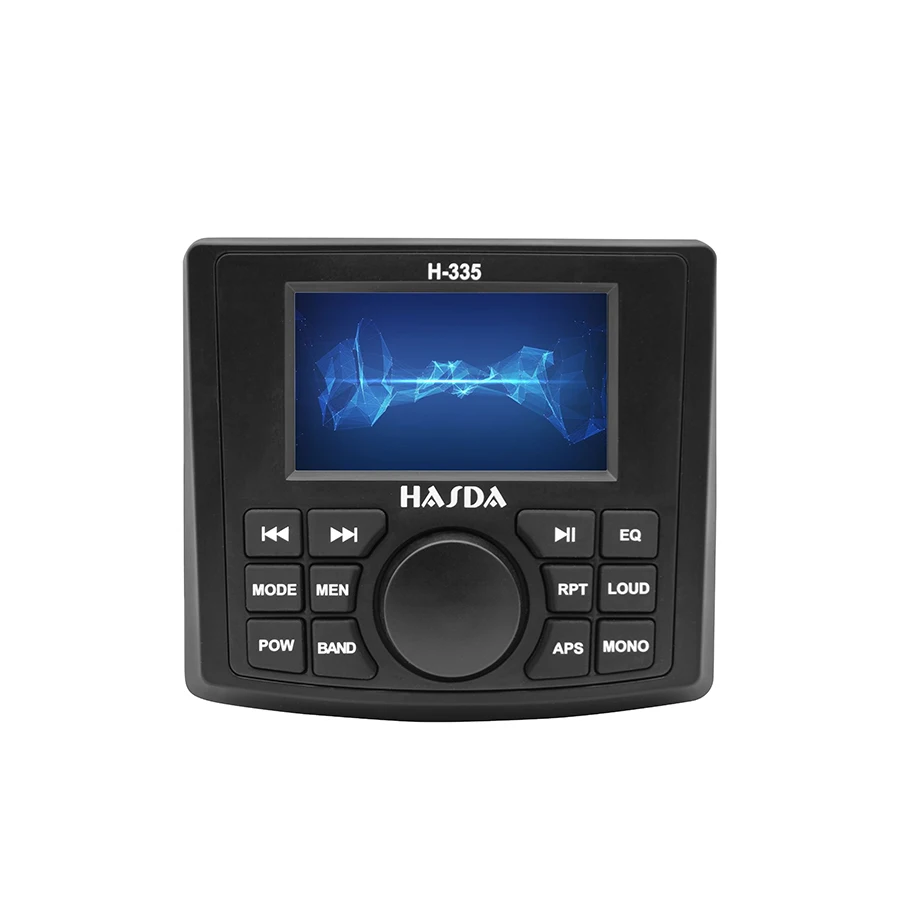 Waterproof Marine 6.5 Inch Speakers H-058 * 2 + 3 Inch TFT Screen BT MP5 Radio Player H-335 + USB Data Cable +Antenna SUIT
