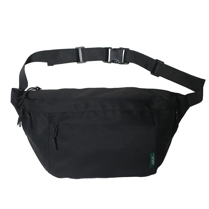 Gym Waist Bag Multifunctional Waterproof Oversized Fanny Pack Chest Bag Cycling Large Belt Bag for Sports Men Women White Black