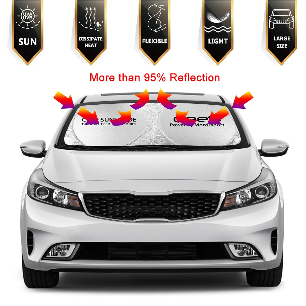 Car Windshield Sunshade Cover Anti UV Parasol Auto Accessories For Kia PICANTO RIO CEED OPTIMA K9 SEDONA FORTE CADENZA TELLURIDE