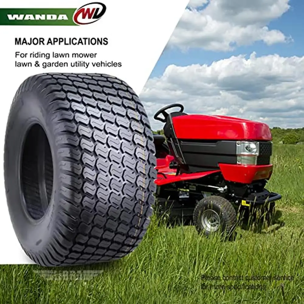 Grasmaaier Tractorwagen Turfbanden 26x10,5-12 Heavy Duty 4-laags set 2-13055 Multifunctioneel ontwerp Max. tractie 1825 lbs Max. belasting